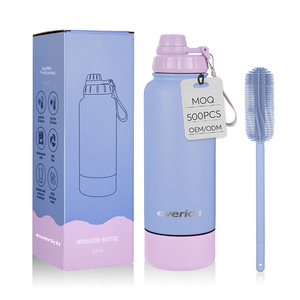 Su misura 3 coperchi campione gratuito bottiglie d'acqua doppia parete sottovuoto in acciaio inox Tumbler con Logo - Product Image 3