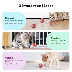 Jouet Électrique Automatique Rechargeable pour Chat, Vente Chaude, Jouet Intelligent à Détection de Mouvement pour Animaux de Compagnie, Jouet Moderne en Silicone pour la Maison - Product Image 2