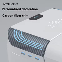 WC intelligent avec réservoir d'eau intégré, forme allongée, couvercle automatique, lumière nocturne, bidet électronique à siphon en S