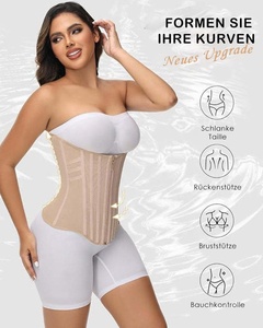 <span class=keywords><strong>Faja</strong></span> <span class=keywords><strong>colombiana</strong></span> de látex con varillas de acero para mujer, moldeadora de cintura y abdomen - Product Image 3