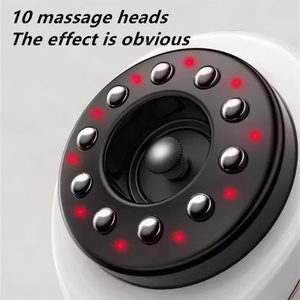 Rechargeable Anti-Cellulite Gua Sha Tool Professional Lymphatic Drainage <b>Massager</b> Vacuum Cupping Device with Heat - Product Image 4