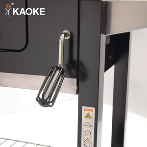 KAOKE 24 pollici festa tedesca grande barbecue Grill <span class=keywords><strong>Trolley</strong></span> griglie barbecue griglie da esterno barbecue con tavolini laterali - Product Image 4