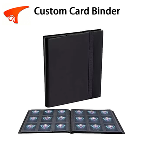 Torson 9 <b>Pockets</b> 360 Card <b>Plastic</b> PP Yugioh Waterproof for Tcg Mtg CCG up GU Custom Trading Business Album Card Binder - Product Image 1