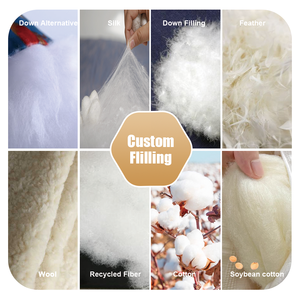 Edredón de Plumas de Ganso Premium, Tamaño King y <span class=keywords><strong>Queen</strong></span>, para Todas las Estaciones, Calidez Media, Color Blanco Sólido, <span class=keywords><strong>Funda</strong></span> 100% Algodón, Antiácaros - Product Image 5