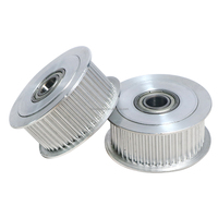Imprimante jet d'encre S2M 135T+3M 45T avec grande poulie et petite poulie 3M 45T, alésage 9 mm (avec roulement) pour courroie de 15 mm de largeur, en stock