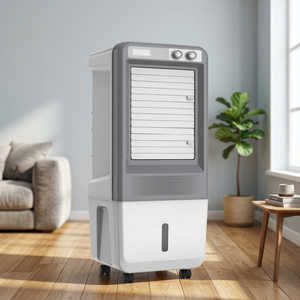 Refroidisseur d'air vertical supérieur 35L avec refroidissement écoénergétique, flux d'air puissant et plaques en nid d'abeille haute densité pour la maison - Product Image 1
