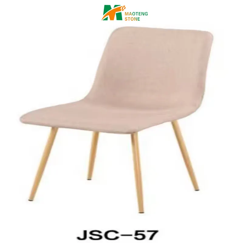 Hot Sale Plastic Dinning Room Chair Novo Design Cafe Restaurante Branco Durável Algodão Almofada Cadeira De Plástico