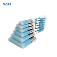 MSN Nouveau Pinceau en Caoutchouc avec Manche Ergonomique Poignée Confortable Pinceaux en Filament Synthétique à Poils de Nylon