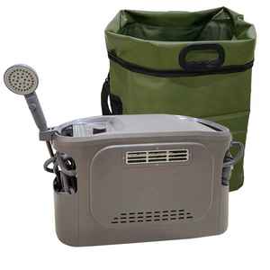 Chauffe-<span class=keywords><strong>eau</strong></span> portable au propane de 3 L pour le camping - Système de douche instantanée sans réservoir au GPL avec chauffe-<span class=keywords><strong>eau</strong></span> à gaz et alimentation de secours 12 V CC - Product Image 6