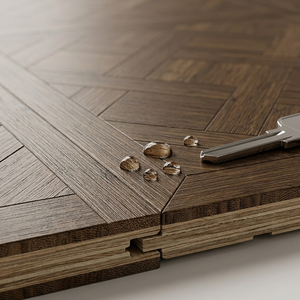 <span class=keywords><strong>Parquet</strong></span> en chêne blanc brossé laqué UV écologique, tissé en brins, style Versailles moderne, dalles de sol de luxe pour intérieur, garantie 5 ans, pour salon - Product Image 2