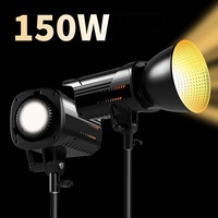 Lámpara de estudio fotográfico de alta calidad de 150W para transmisión en vivo, iluminación para fotografía con montura Bowens, luz de relleno LED para grabación de video con cámara.