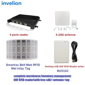 Invelion UHF RFID Reader RS232 TNC Long Range 1-35m Warehouse Management UHF RFID Fixed Reader