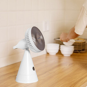 4000mA Battery Mini USB Rechargeable Portable Auto Oscillating <b>Small</b> <b>Desk</b> <b>Fan</b> Wind Speed Three for Household Use Car Application - Product Image 5