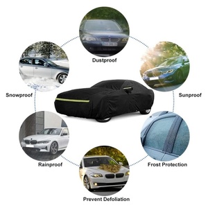Funda <span class=keywords><strong>para</strong></span> Auto Completa Impermeable 210T <span class=keywords><strong>para</strong></span> Exteriores, Personalizada <span class=keywords><strong>para</strong></span> BMW Serie 3 2007-2025, con Cierre, Resistente al Viento, a la Lluvia y a la Nieve - Product Image 5