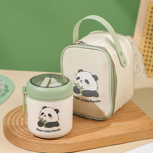 Custom Logo Travel Portable Insulated Thermal Food Container Children School Heated Metal Bento Stainless Steel Kids <strong>Lunch</strong> <strong>Box</strong> - Product Image 2