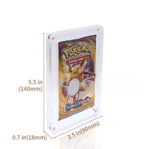 Estuche Magnético Acrílico Xinkeda para Tarjetas Graduadas, Compatible con PSA, <span class=keywords><strong>BGS</strong></span>, CGC, SGC, Caja de Exhibición Transparente para Tarjetas Coleccionables de Pokémon - Product Image 4