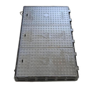 도로미끄럼방지 및 도난방지용 연성철 맨홀 커버 40 톤 도시공학용 - Product Image 1