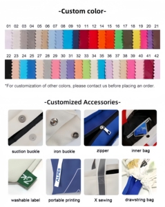 Biểu tượng tùy chỉnh denim <span class=keywords><strong>Tote</strong></span> túi-tái chế có thể gập lại tái sử dụng người Mua sắm phong cách Pháp hàng tạp hóa/bãi biển Totes với túi (số lượng lớn bán buôn) - Product Image 6