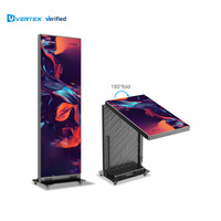 Pantalla LED para Carteles Digitales de Interior, Portátil, de Alto Brillo, GOB COB P1.25 P1.53 P1.86, 640 * 1920 mm
