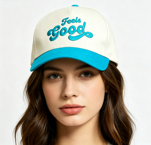 Casquette de baseball en sergé à 5 panneaux brodée sur mesure avec lettres, faible MOQ, pour hommes et femmes, réglable, style urbain unisexe - Product Image 2