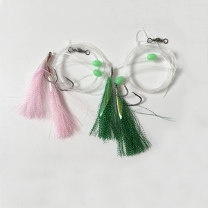 Matériel <span class=keywords><strong>de</strong></span> pêche en mer, pêche à la truite, jigs lumineux, Sabiki coloré, leurres flashers - Product Image 3
