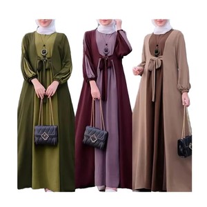 Abaya élégante et luxueuse <span class=keywords><strong>en</strong></span> une seule pièce de haute qualité pour femmes musulmanes, <span class=keywords><strong>vente</strong></span> <span class=keywords><strong>en</strong></span> <span class=keywords><strong>gros</strong></span> pour l'Aïd Ramadan 2026, Dubaï - Product Image 3