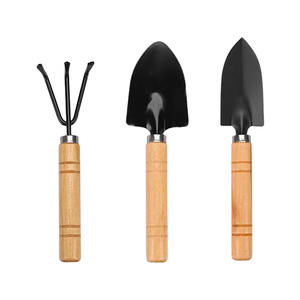 Pelle de jardin AireShield, manche en bois, légère, pour creuser, planter, outils de jardinage - Product Image 2