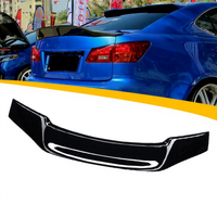 Aileron arrière Haosheng en ABS aspect fibre de carbone, style R, pour Lexus IS 2006 2007 2008 2009 2010 2011 2012