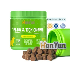 Oem & Odm כלב בריאות תוסף הפשפשים Tick Chewables ביס מניעת להרחיק מזיקים מגביר את חסינות בורחת וקרציות עבור כלבים