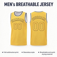 Camiseta de Baloncesto Personalizada al por Mayor, Sublimación Completa, Camiseta sin Mangas, Transpirable, Uniforme para Equipo, Liga, Pedido al por Mayor