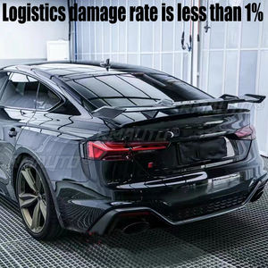 Per <span class=keywords><strong>AUDI</strong></span> RS S A3 A4 A5 A6 B8 B8.5 B9 B9.5 Sportback MP <span class=keywords><strong>GT</strong></span> stile forgiato in fibra di carbonio reale alettone posteriore Spoiler - Product Image 2