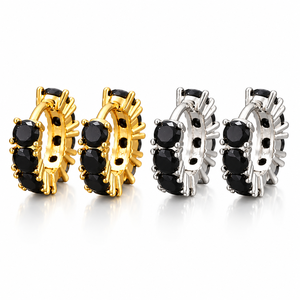 Orecchini a Cerchio Rotondi per Donne, Accessori Classici per Uso Quotidiano - Product Image 4