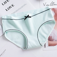 Braguitas de Algodón Cómodas y Económicas para Mujer, Estilo Bikini, Corte Medio, Hipster, Ropa Interior Femenina de Algodón