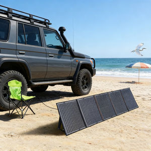 Panel Solar Monocristalino Plegable Portátil de 400W, 23% de Eficiencia, Carga Rápida USB, para Emergencias, Desastres, Campamentos y Caravanas, Color Negro - Product Image 3