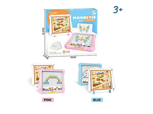 Kinder Puzzle Bildung Kunst Malerei Spielzeug Doppelseitiges Labyrinth Magnetisches Zeichenbrett mit Stand füßen Schreibtafel Spielzeug für Kinder - Product Image 2