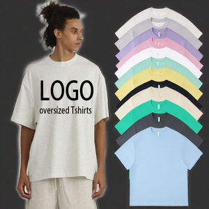 250 GSM Quick-Drying Custom T-Shirt for Men Heavy Weight Oversized Blank T-Shirt Solid Pattern <b>PUFF</b> DTG Print Tshirts - Product Image 4