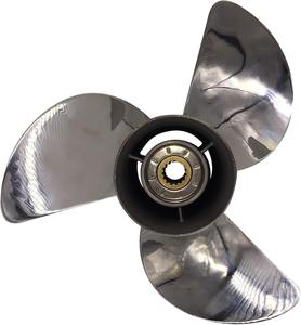 Winibo Neuer 13-1/4"x17" Edelstahl-Außenborder-Propeller für Yamaha 60-140 PS mit 15 Keilzähnen, Bootsmotor-Propeller 13-1/2"x14" - Product Image 6