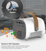 YG230 Mini proyector portátil para soporte 1080P Video Movie Beamer Home Theater WiFi Multiscreen Media Player