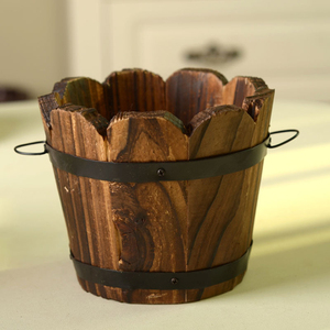 Tonneau en <span class=keywords><strong>bois</strong></span> rétro Simple, petits tonneaux en <span class=keywords><strong>bois</strong></span> pastoral - Product Image 5