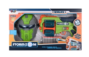 Sicuro Soft Bullet Kids plastica manuale tiro continuo giocattolo Sniper Gun EVA Soft Bullet Gun con maschera giocattolo Set per bambini - Product Image 5