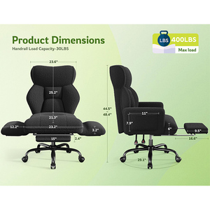 CA <strong>Cross</strong> Computer Desk <strong>Chair</strong> Brown Ergonomic <strong>Cross</strong> <strong>Legged</strong> Office <strong>Chair</strong> with Foot Rest Big and Tall Executive <strong>Chair</strong> for Gaming - Product Image 2