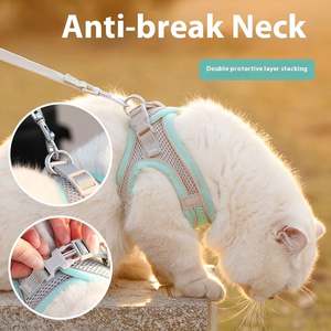 Arnés de tracción para gatos de moda, acolchado, antiescape, con cadena especial para gatos de exterior, ¡el más vendido! - Product Image 3