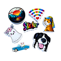 Autocollants anti-rayures résistants aux UV personnalisés, étanches, avec impression de logo de marque pour voiture Autocollants personnalisés en vinyle PVC découpé