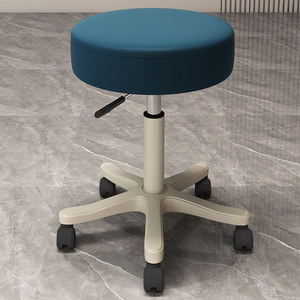 Direkt vom Hersteller: Verstellbarer Hydraulischer Metall-Salonhocker, Sattelförmiger Drehhocker aus Kunstleder für Fitness-Studio und Gewerbliche Nutzung, 360° Drehbar - Product Image 6