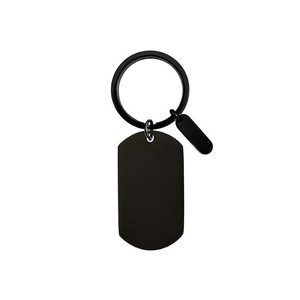 Porte-clés en acier inoxydable gravé au laser Yunshu Jewelry, pendentif personnalisé pour clés de voiture, cadeau personnel - Product Image 4