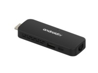 Sumavision 4GB+16GB WiFi5 Quad Core 4K HDR/H265 Android 9.0 OTT Micro Android TV Stick y Box con Control Remoto por Voz BT