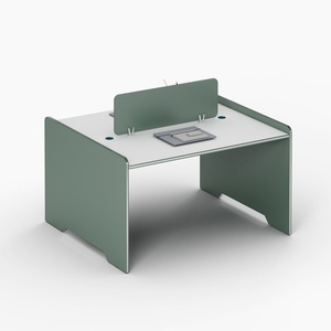 Modern <b>Desk</b> Partition L Shape Office Table <b>Desk</b> Workstation Table Luxury Office <b>Desk</b> Home Office Furniture 4 Person - Product Image 4
