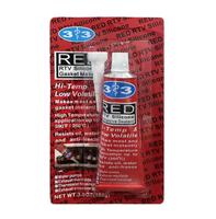 Adhésif époxy silicone RTV gris haute température 3+3, pâte à faible volatilité pour le collage du cuir et l'emballage