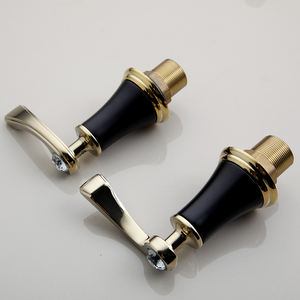 JIENI moderno nero rubinetto del <span class=keywords><strong>bagno</strong></span> 3 pezzi diffuso 8 \ "rubinetto del bacino a doppia maniglia cascata lavandino 3 fori miscelatore <span class=keywords><strong>rubinetti</strong></span> valvola ceramica - Product Image 5