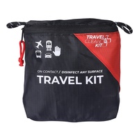 Siebgedrucktes Logo Wiederverwendbare Wasserfeste Schwarze Ripstop-Polyester Reise-Toilettenartikel-Organizer-Taschen Reißverschluss-Aufbewahrungsbeutel
